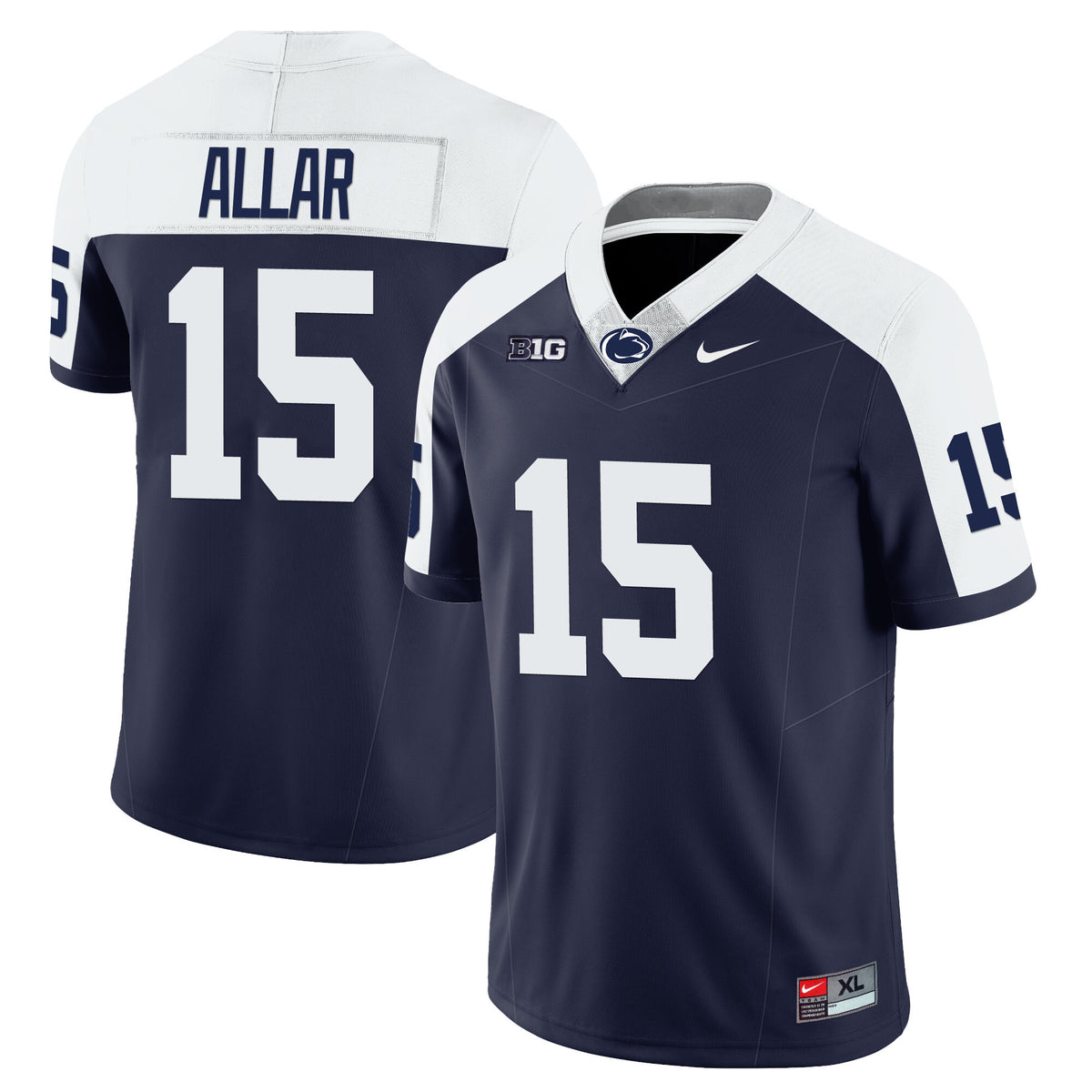 Menâ€™s Penn State Nittany Lions Football Vapor Limited Jersey - All Stitched