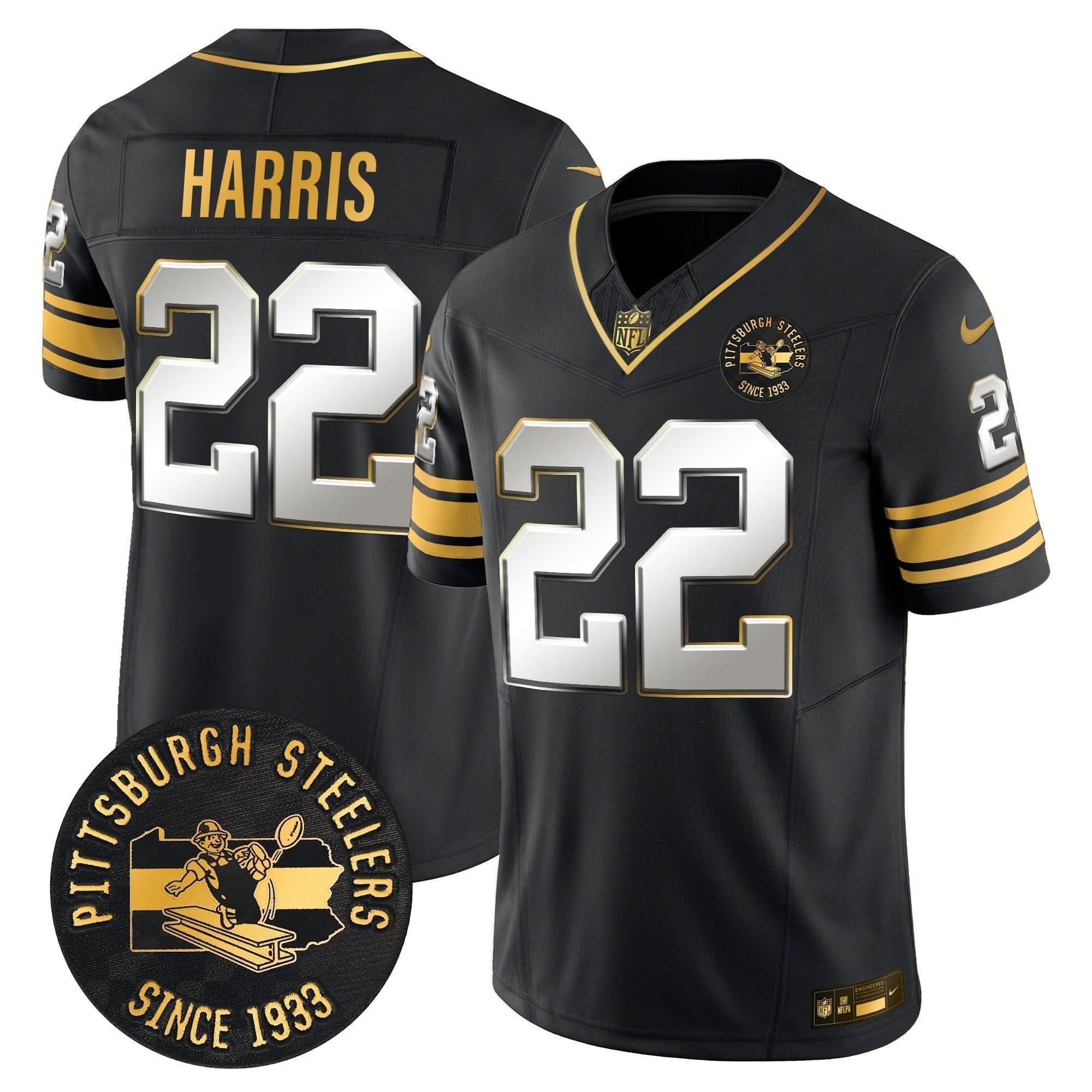 PS Throwback 1933 Patch Gold Vapor Limited Jersey