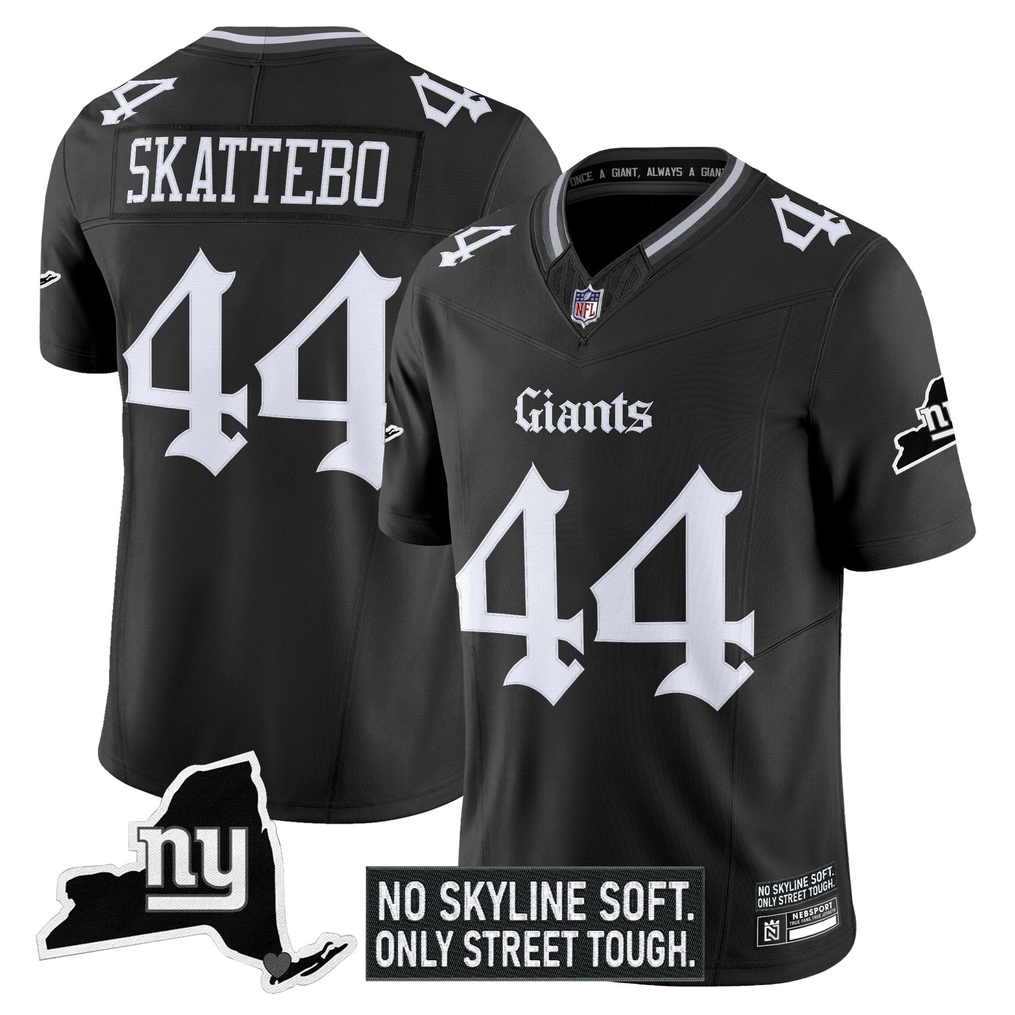 NYG 'Gothic Gotham Edition' Vapor Limited Jersey