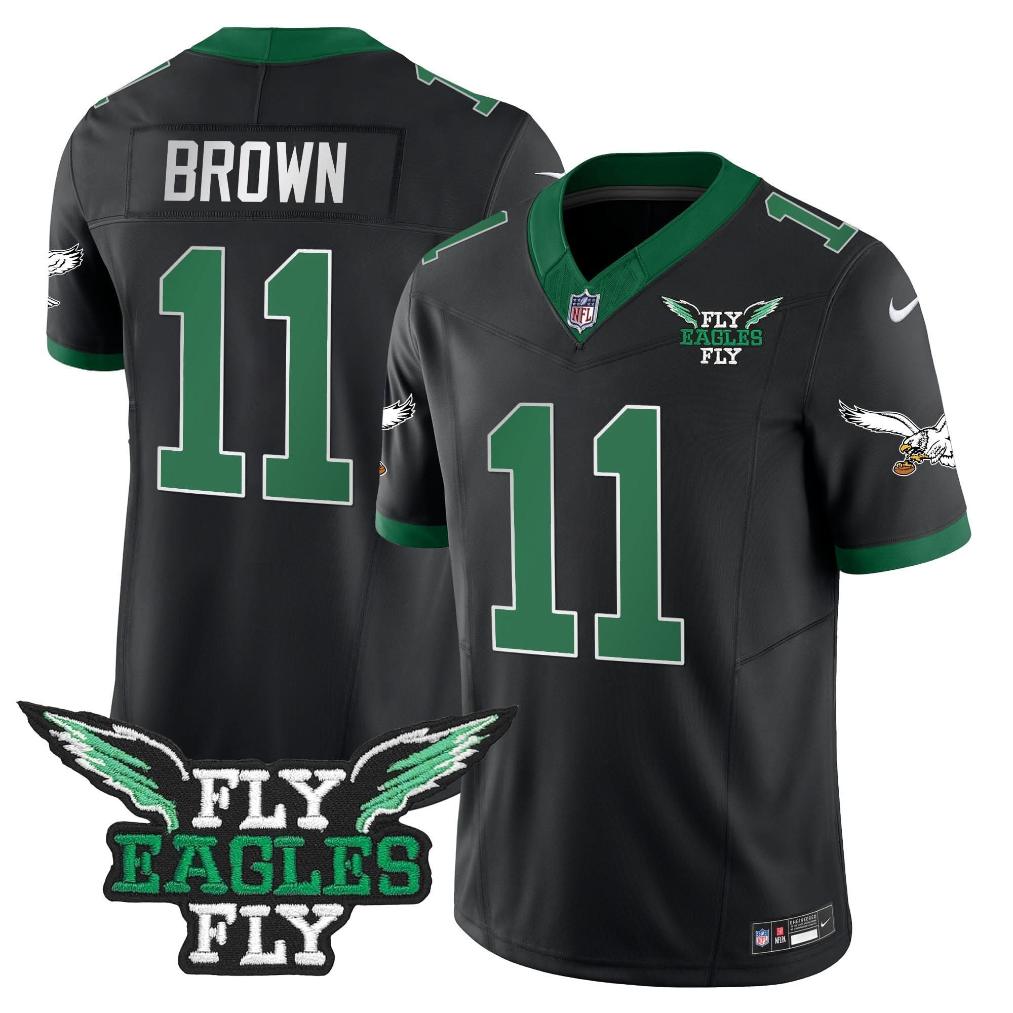 Fly PHI Fly Patch Throwback Kelly Green Vapor Jersey