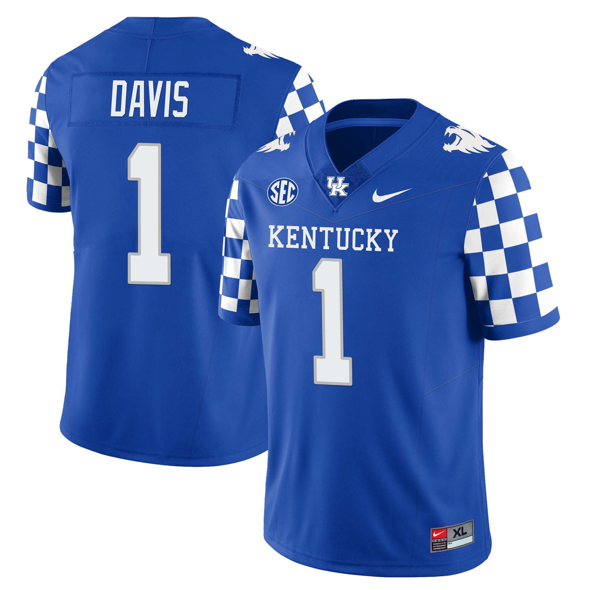 Menâ€™s Kentucky Wildcats Football Jersey â€“ All Stitched