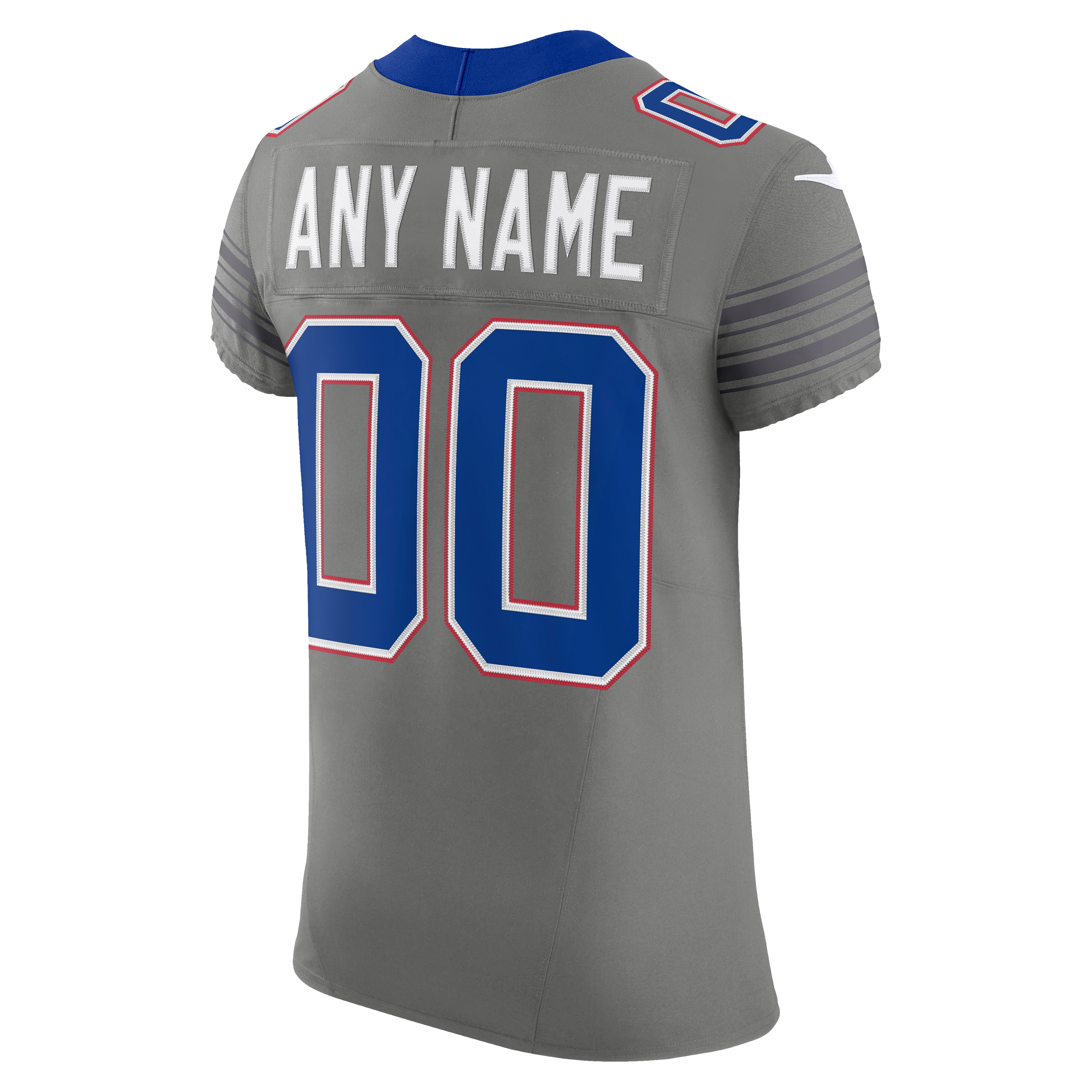 Men's Buffalo Bills Nike Gray Nickel City Vapor Fuse Custom Elite Jersey