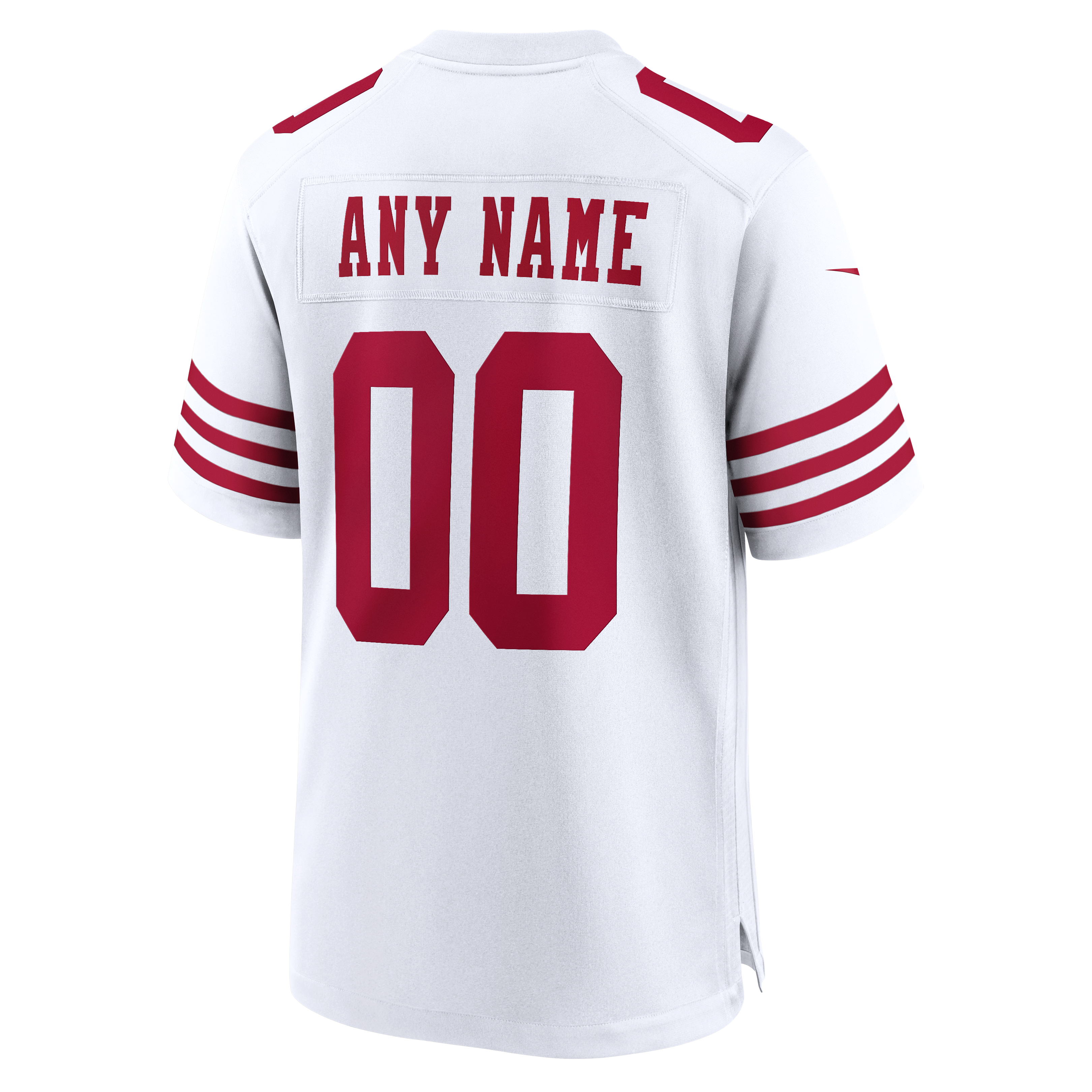 Men's San Francisco 49Ers Nike White 80Th Anniversary Custom Game Jersey
