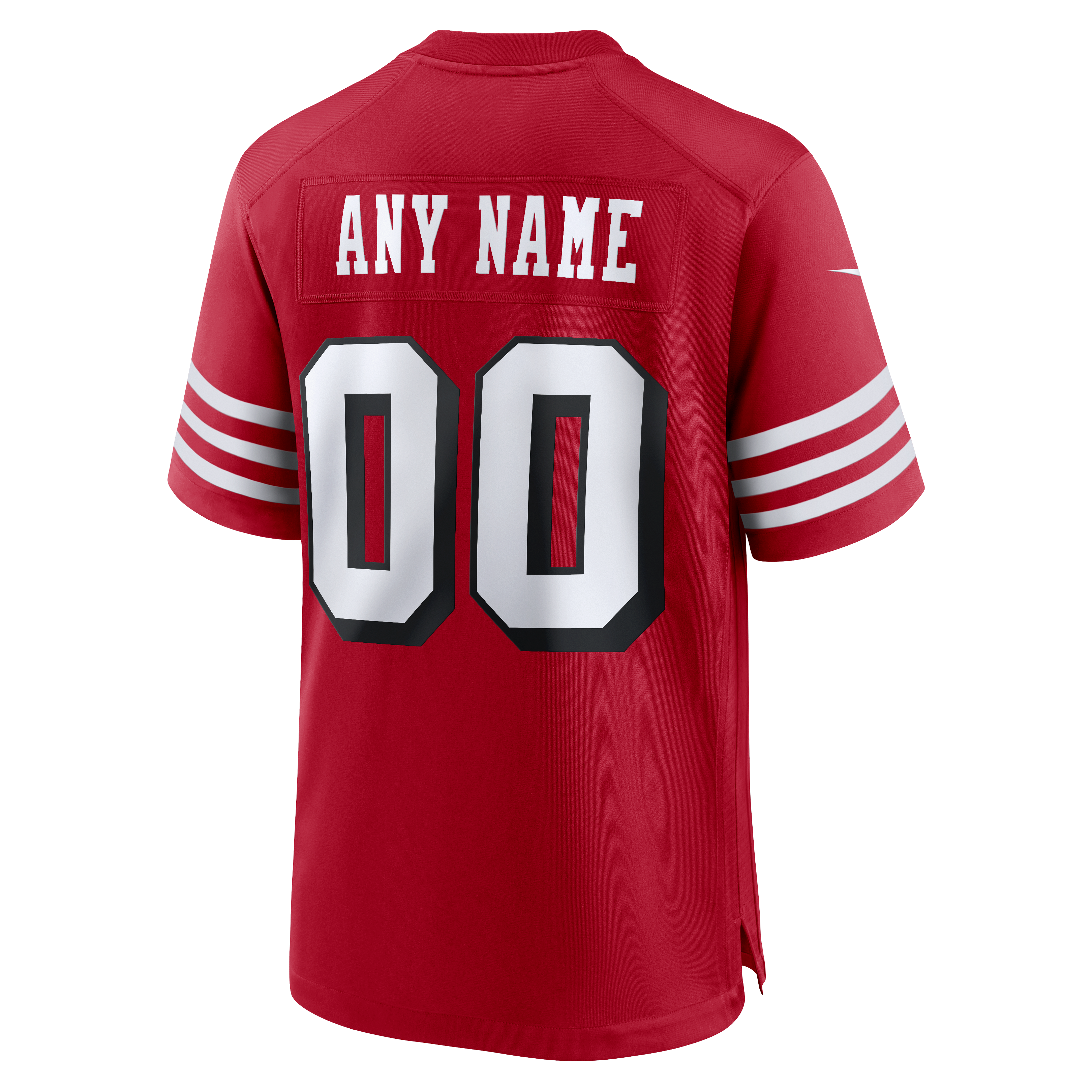 Men's San Francisco 49Ers Nike Scarlet 80Th Anniversary Alternate Custom Game Jersey