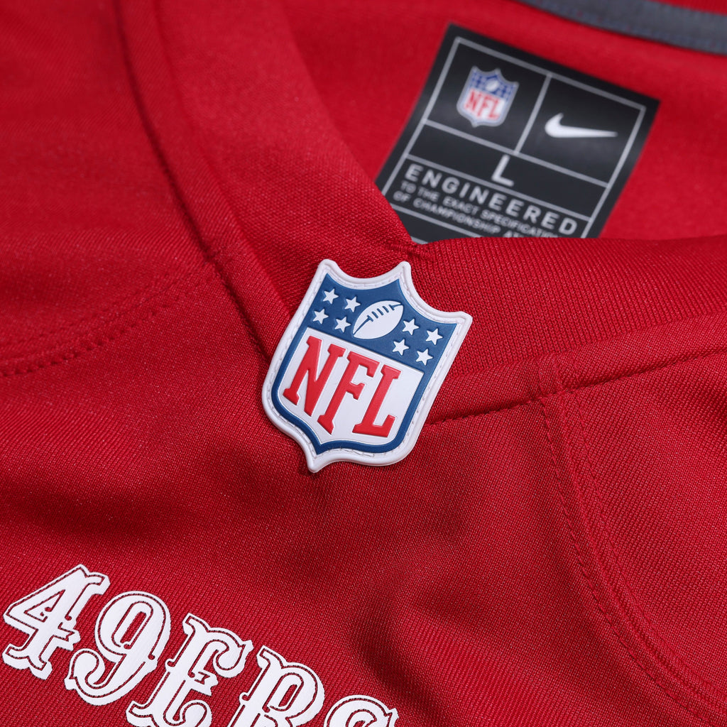 Men's San Francisco 49Ers Mike Evans Nike Scarlet 80Th Anniversary Game Jersey
