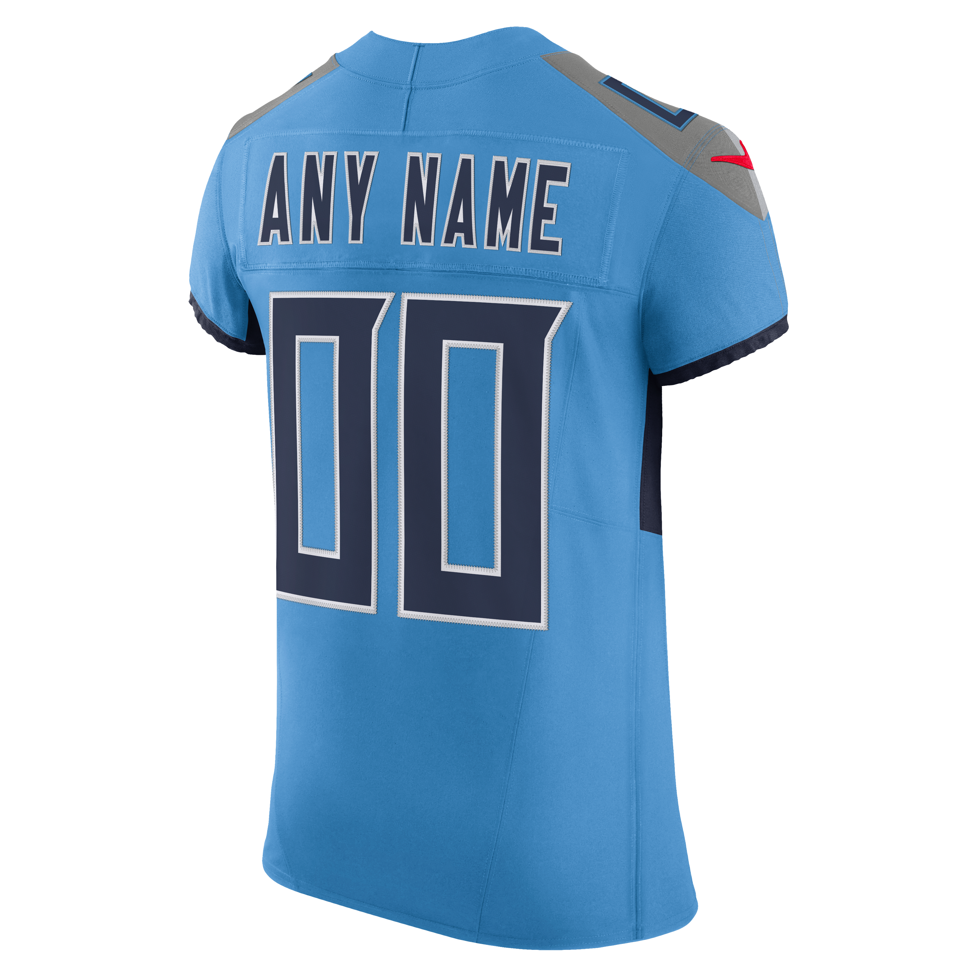 Men's Tennessee Titans Nike Light Blue Team Vapor Fuse Elite Custom Jersey